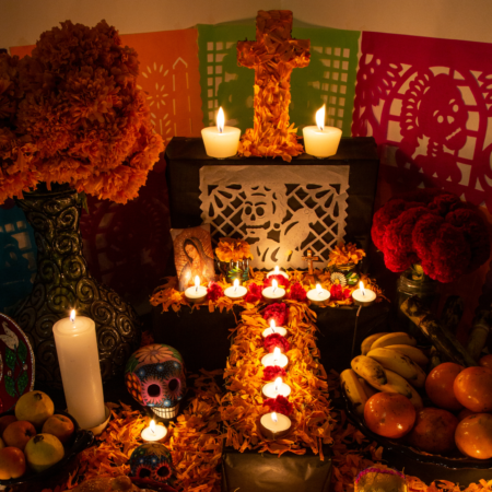 Día de Muertos, Pátzcuaro, Michoacán. altar de muertos en México 2023